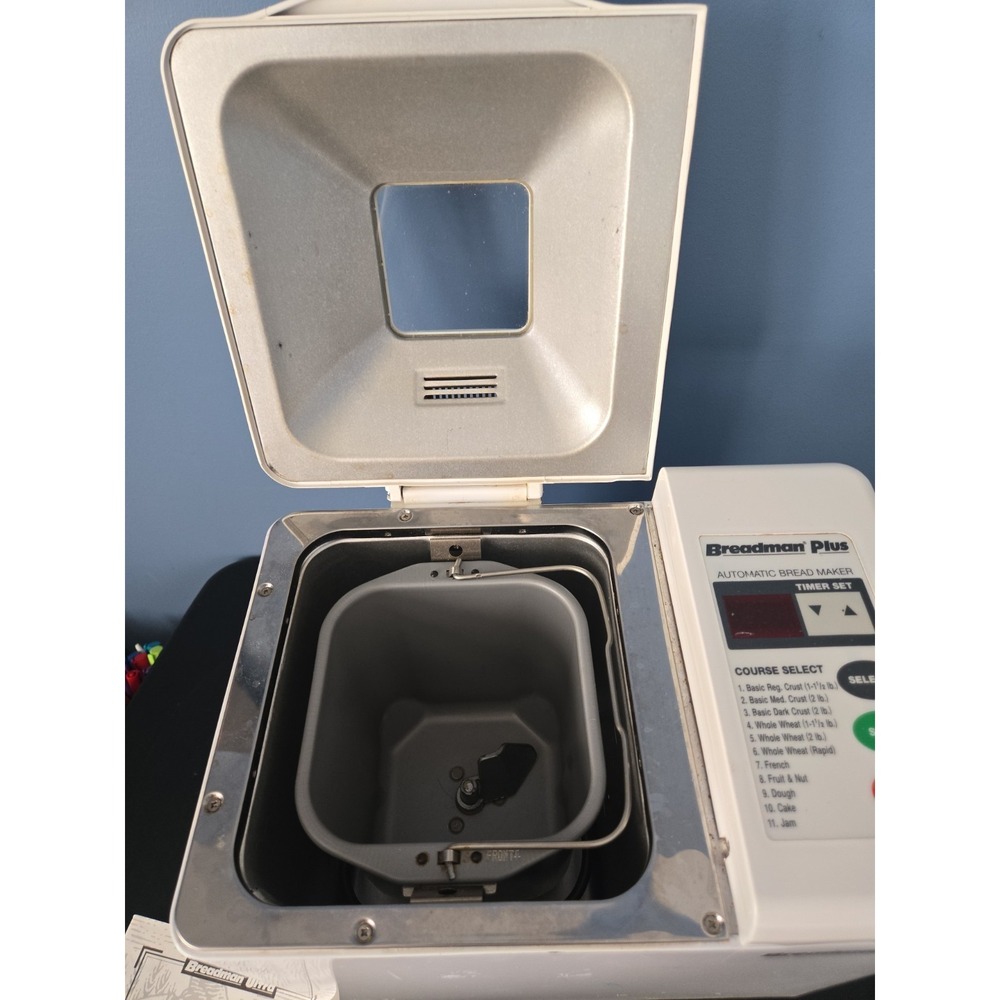 Breadman Plus Automatic Bread Maker Model TR-700 Up To 2lb Loaf Tested & Working - Picture 3 of 10
